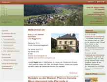Tablet Screenshot of forchheim-evangelisch.de